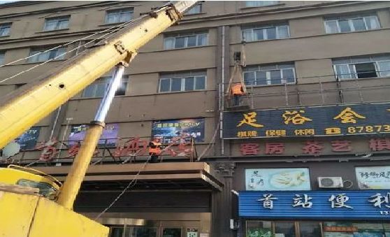 衡阳安装较高的门店招牌有什么好的方法？